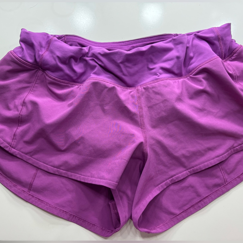 Lululemon Athletica Vibrant Purple Athletic Shorts